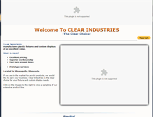 Tablet Screenshot of clearindustries.com